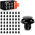 APRCF1224 50 Pcs 9mm Nylon Front Spolier & Grille Retainer Clip Push-Type