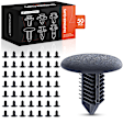 2020 Subaru Legacy - Clips & Fasteners, These Clips Are Only For Holes, Black, Nylon, Set of 50