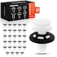 2015 Jeep Grand Cherokee - Clips & Fasteners, Black and White, Set of 30