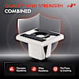 APRCF1290 50 Pcs 8.6mm Tailgate Lower Trim Panel Grommet Retainer Clip