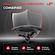 APRCF1304 30 Pcs 15mm x 21mm Nylon Hood Insulation Retainer Clip Fastener