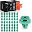 APRCF1341 50 Pcs 9.5mm Nylon Door Panel Interior Trim Retainer Clips Triple Head