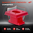 APRCF1467 50 Pcs Nylon Interior Trim Dashboard Dash Insert Retainer Clips