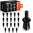 APRCF1477 20 Pcs 6.3mm Bumper Grille Trunk Panel Retainer Clips Push-Type
