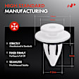 APRCF1503 50 Pcs 9.5mm Nylon Wheel Arch Cover & Footboard Retainer Clip with Sealer