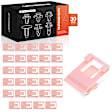 APRCF1523 30 Pcs 20mm Wide Pink Nylon Molding Clip Belt