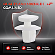 APRCF1559 30 Pcs Nylon Rear Tail Light Moulding Retainer Clip Fastener