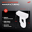 APRCF1574 30 Pcs 24mm White Nylon Fender Bumper Retainer Clip