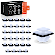 APRCF1589 30 Pcs 10mm Nylon Moulding Retainer Clip with Sealer