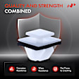 APRCF1589 30 Pcs 10mm Nylon Moulding Retainer Clip with Sealer