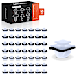 APRCF1590 50 Pcs 10mm Nylon Moulding Retainer Clip with Sealer