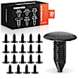 APRCF160 20 Pcs 7.5mm Nylon Trunk Garnish Retainer Clips