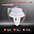 APRCF1630 20 Pcs 11mm Nylon Trim Panel Retainer Clip