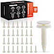 APRCF167 30 Pcs 7.94mm Nylon Door Trim Panel Retainer Fasteners Triple Head