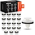 APRCF1700 20 Pcs 8.5mm Tailgate Garnish Retainer Clip with Sealer Push-Type