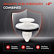 APRCF1700 20 Pcs 8.5mm Tailgate Garnish Retainer Clip with Sealer Push-Type