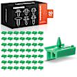 APRCF1804 50 Pcs 6mm Nylon Rocker Panel & Wheel Housing Trim Cover Retainer Clips
