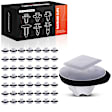 APRCF1828 50 Pcs 12mm Clips Front Door Lower Exterior Trim Fastener
