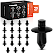 APRCF1841 20 Pcs 7mm Nylon Front & Rear Bumper Retainer Clip Push-Type