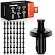2021 Subaru WRX - Clips & Fasteners, These Clips Are Only For 5 mm Diameter Holes, Black, Plastic, Set of 50