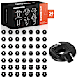 APRCF1882 50 Pcs 5mm Nylon Fender Liner Splash Shield Retainer Clips