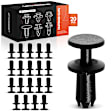 APRCF1889 20 Pcs 5mm Bumper Roof Hood Side Cover Retainers Clips Push-Type