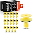 APRCF1896 30 Pcs 9mm Nylon Door Trim Panel Retainer Fastener Clips