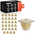 APRCF1992 30 Pcs M4.2 Nylon Door Handle Nut Retainer Clip