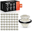 APRCF2005 50 Pcs Nylon Rocker Moulding Clips with Sealer Retainer Fastener