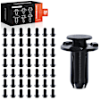 APRCF2095 50 Pcs 10mm Nylon Rocker Moulding & Mud Guard Retainer Clip Push-Type