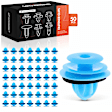 2014 Lexus CT200h - Clips & Fasteners, Blue, Nylon, Set of 50