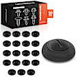 APRCF2240 20 Pcs Nylon Rear Fender Liner Nut Wheelarch Mud Guard Mounting Grommet