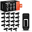 APRCF2276 20 Pcs 9mm x 22mm Nylon Grille Emblem Clip Fastener