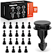 APRCF2348 20 Pcs 17mm Nylon Engine Bulkhead Cover Striker Retainer Clips