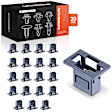 APRCF2360 20 Pcs 16mmm Nylon Engine Cover Gromme Retainer Clips