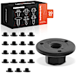 2020 BMW M340i - Clips & Fasteners, Black, Nylon, Set of 20