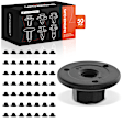 2018 BMW M3 - Clips & Fasteners, Black, Nylon, Set of 50