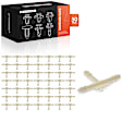 2008 Pontiac Solstice - Clips & Fasteners, These Clips are only for 1/8 inch x 1/8 inch x 1/8 inch Hose, White, Nylon, Set of 50
