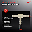 2008 Pontiac Solstice - Clips & Fasteners, These Clips are only for 1/8 inch x 1/8 inch x 1/8 inch Hose, White, Nylon, Set of 50