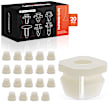 APRCF2567 20 Pcs 7.9mm Hole Nylon Front Lights Retainer Clips