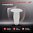 APRCF2600 20 Pcs 5.56mm Nylon Weatherstrip Retainer Clip