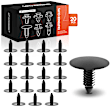 APRCF2634 20 Pcs 6.3mm Nylon Fender Apron & Hood Insulator Retainer Clip
