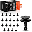 APRCF2709 20 Pcs 9.5mm Door Pannel Clip Trim Mounting Fastener Triple Head