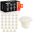 APRCF2722 30 Pcs 9mm x 9mm Nylon Rocker Molding Grommet Clip Nut Retainer