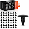 APRCF2792 Clips & Fasteners - Black, Direct Fit, 50 pieces