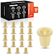 APRCF2871 20 Pcs 8mm Square Nylon Screw Grommets Clip