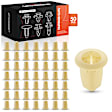 APRCF2873 50 Pcs 8mm Square Nylon Screw Grommets Clip