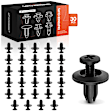 APRCF2875 30 Pcs 6mm Nylon Bumper Retainer Clip with Open End Screw-Type