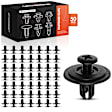 APRCF2882 50 Pcs 6mm Screw-Type Fastener Push-Type Retainer