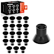 APRCF2979 20 Pcs Nylon Body Mount Cushion Sleeve Retainer Clips